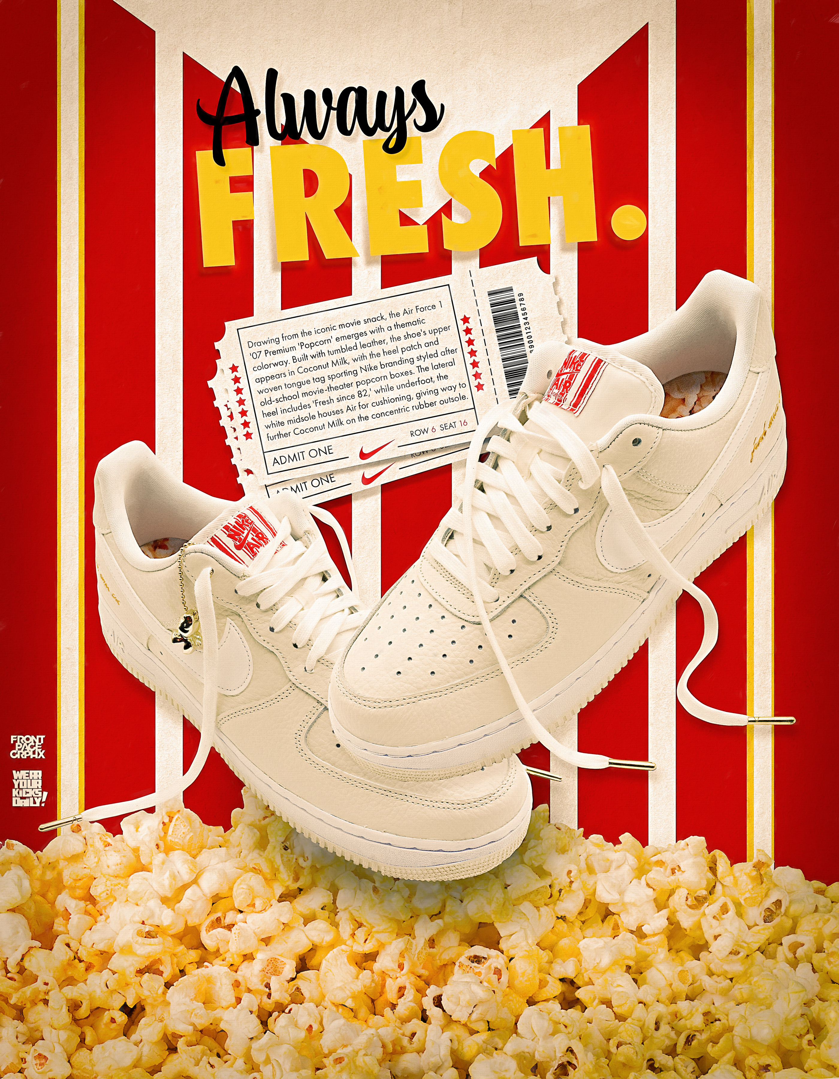 air force one popcorn | POPCORN AIR FORCE 1's on Behance