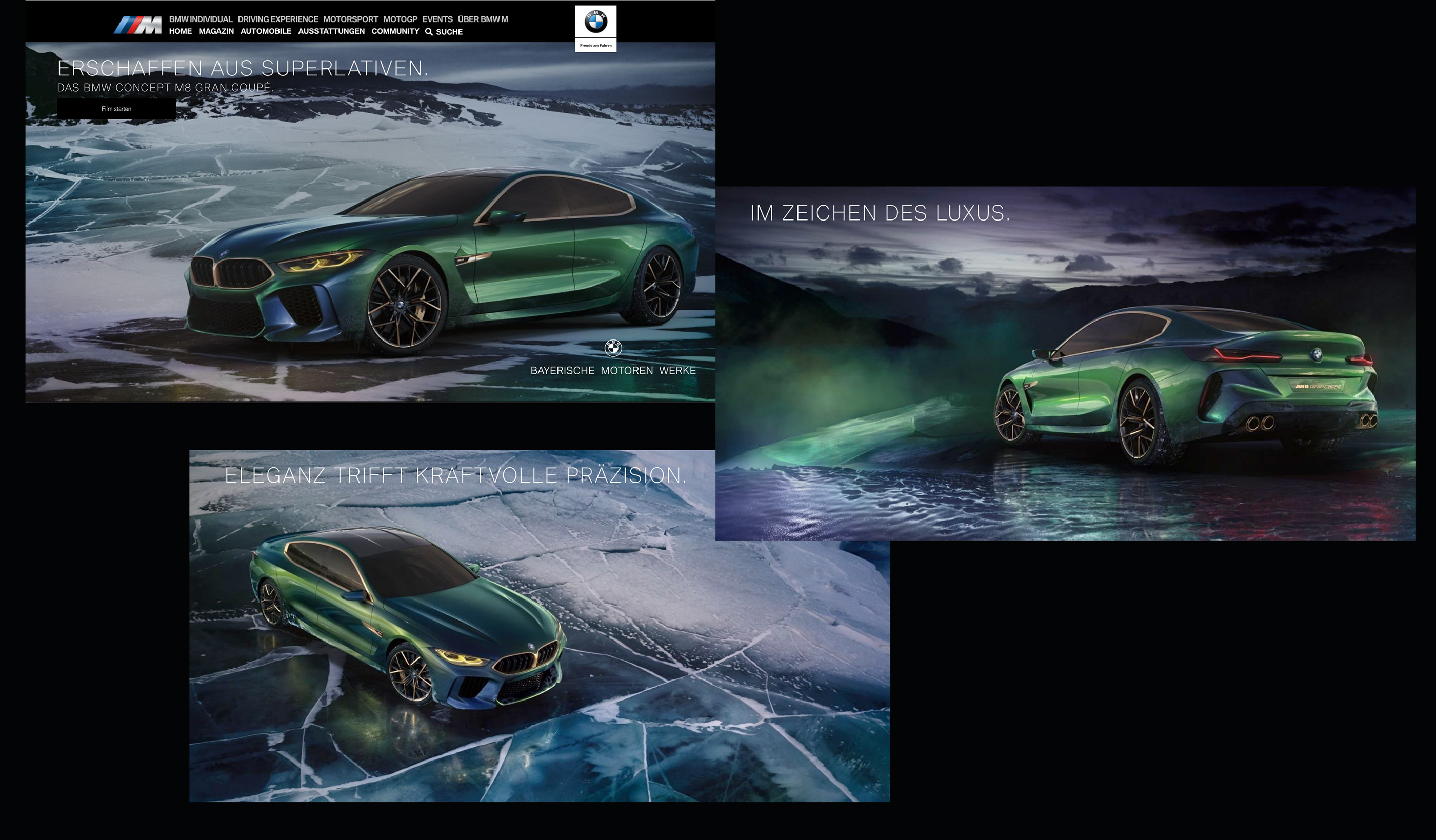 Bmw Concept M8 Gran Coupe On Behance