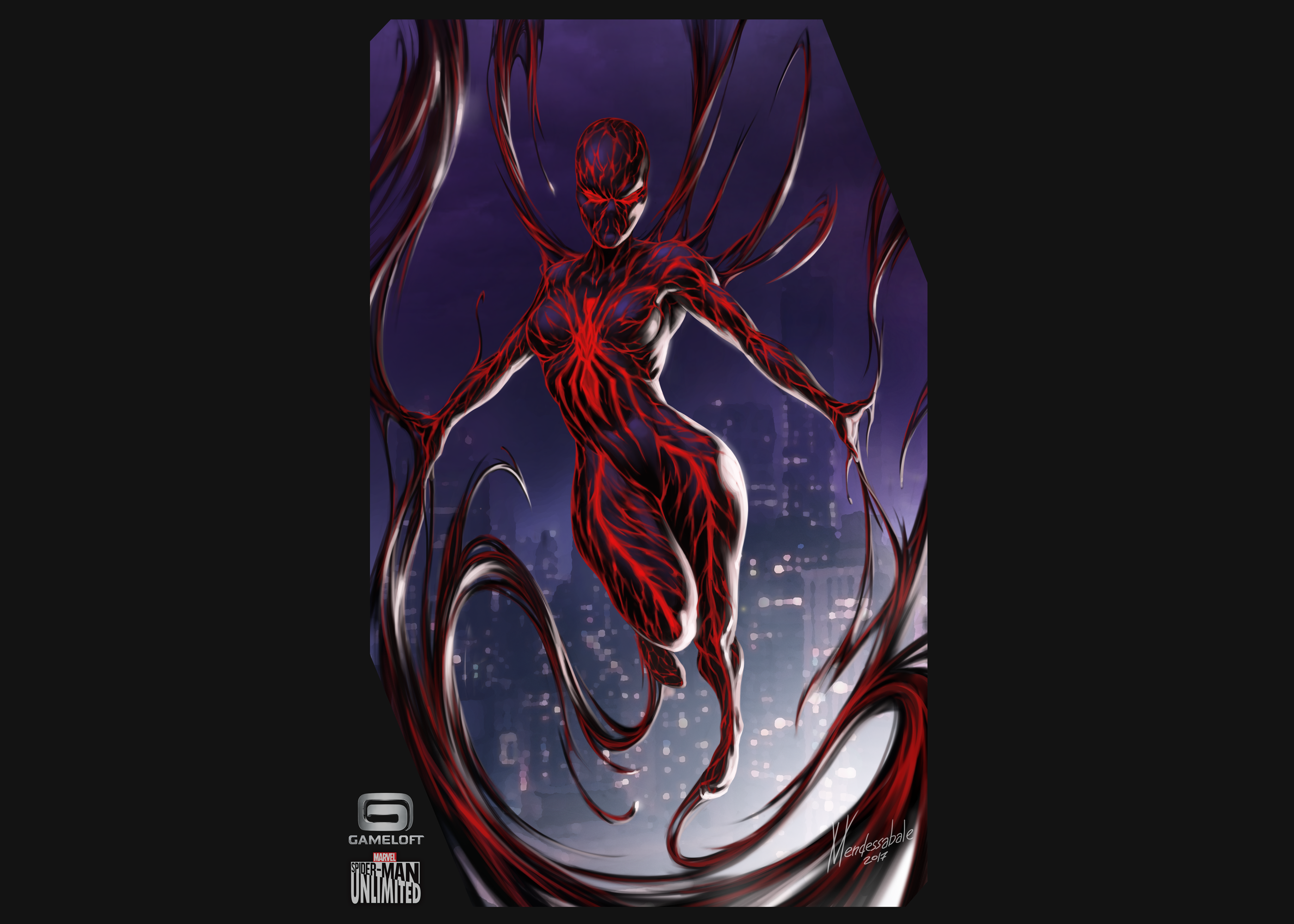 May Parker - Earth-9997 Spider-man Unlimited game card. 