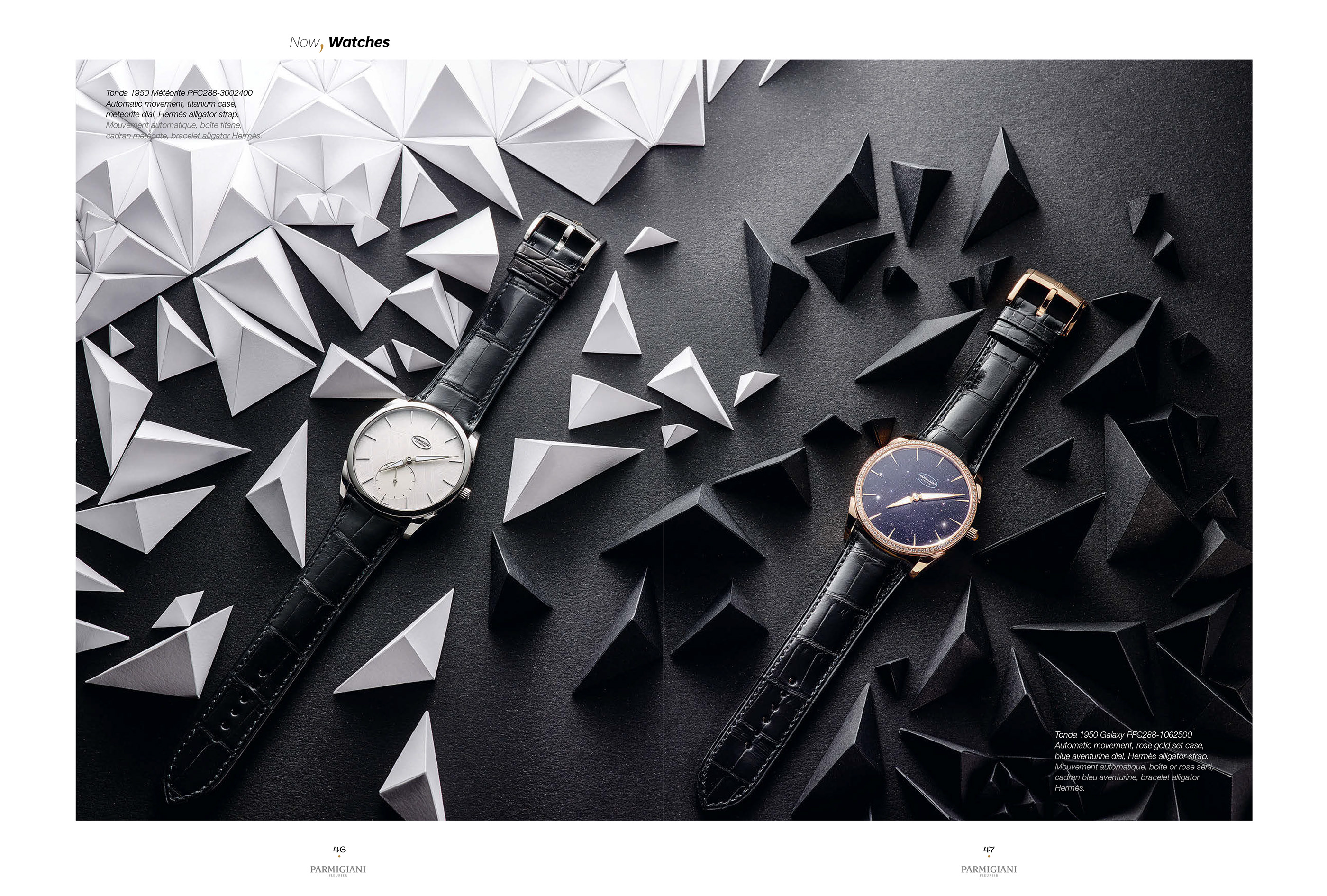 Set design & paper art for watch brand Parmigiani Fleurier
