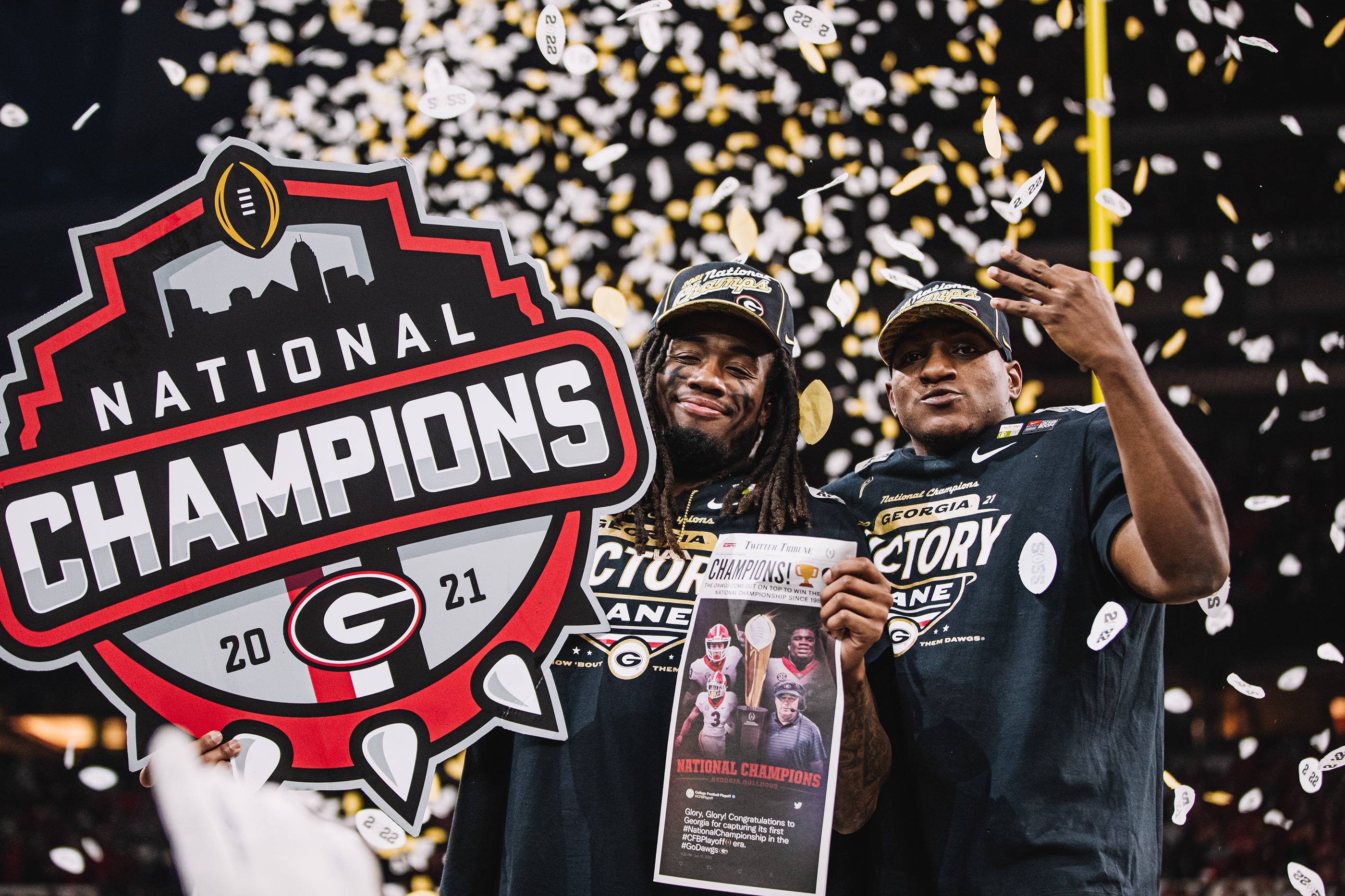 2021 Georgia National Champions Logo on Behance