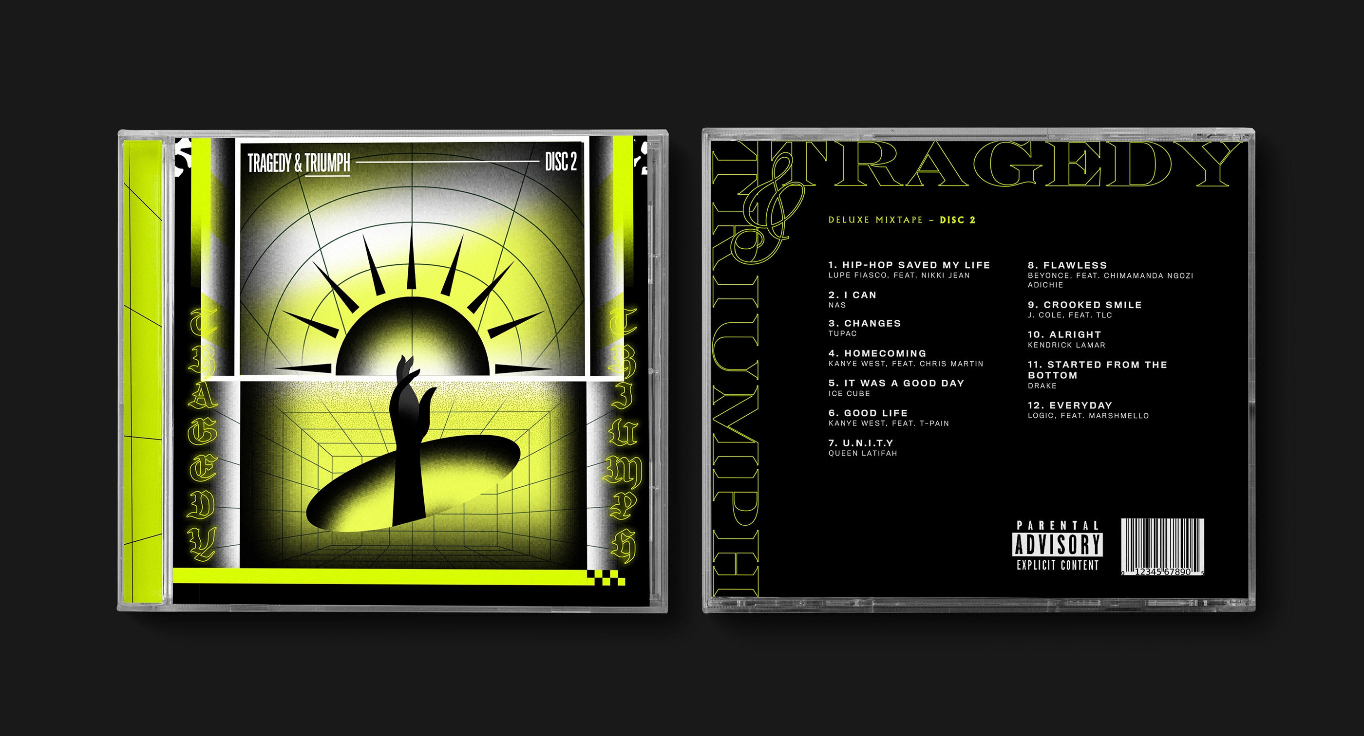Tragedy & Triumph – 2 Part Mixtape Deluxe Packaging on Behance