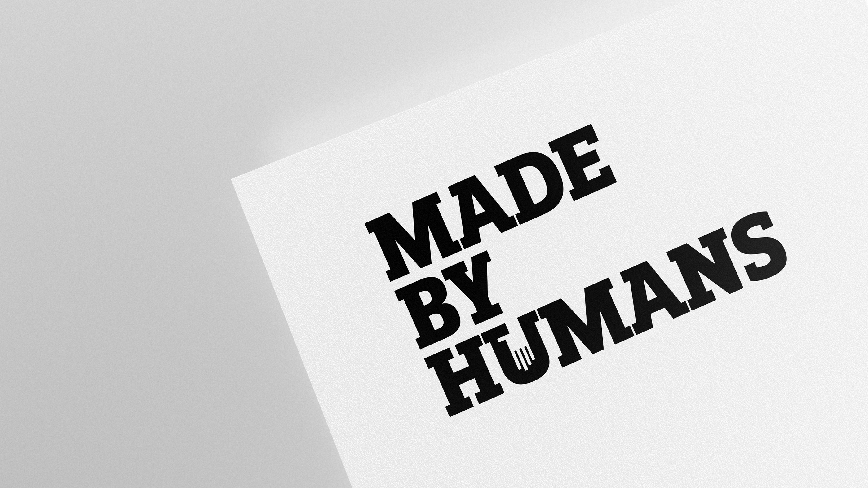 Made by humans.