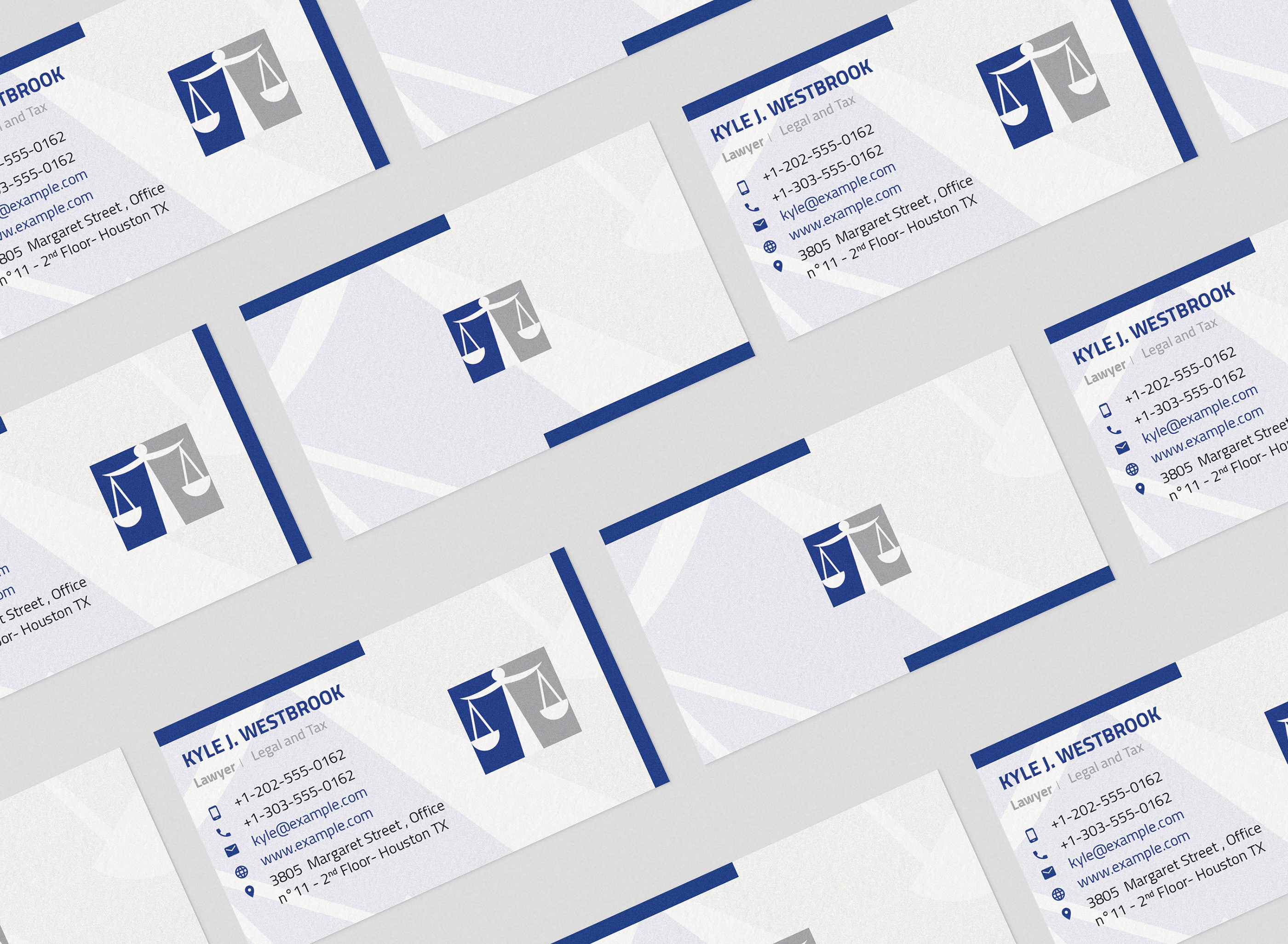 Download Free Lawyer Law Firm Clean Business Card On Behance PSD Mockups.
