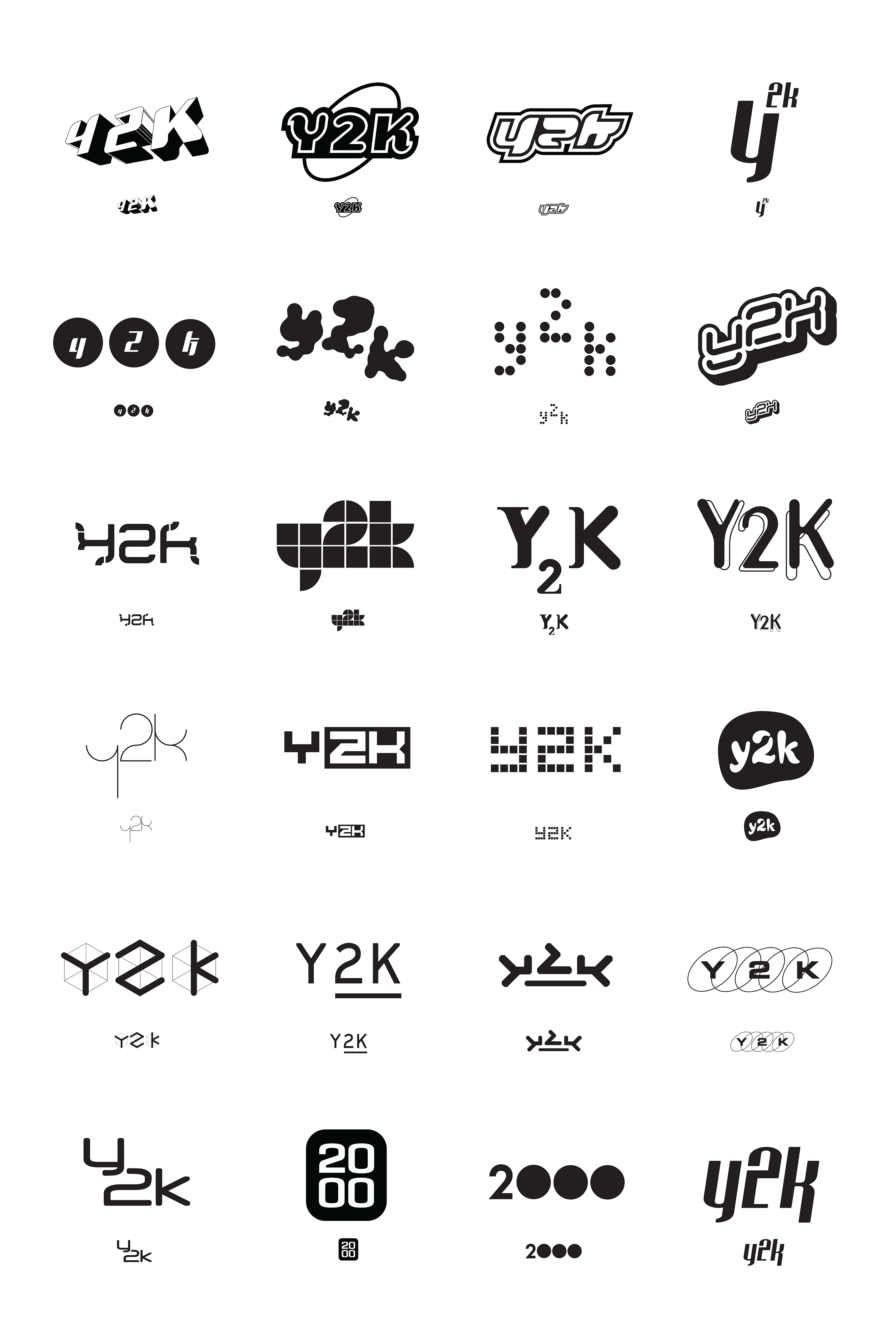 Tổng hợp Font Y2K Phù hợp với phong cách retro