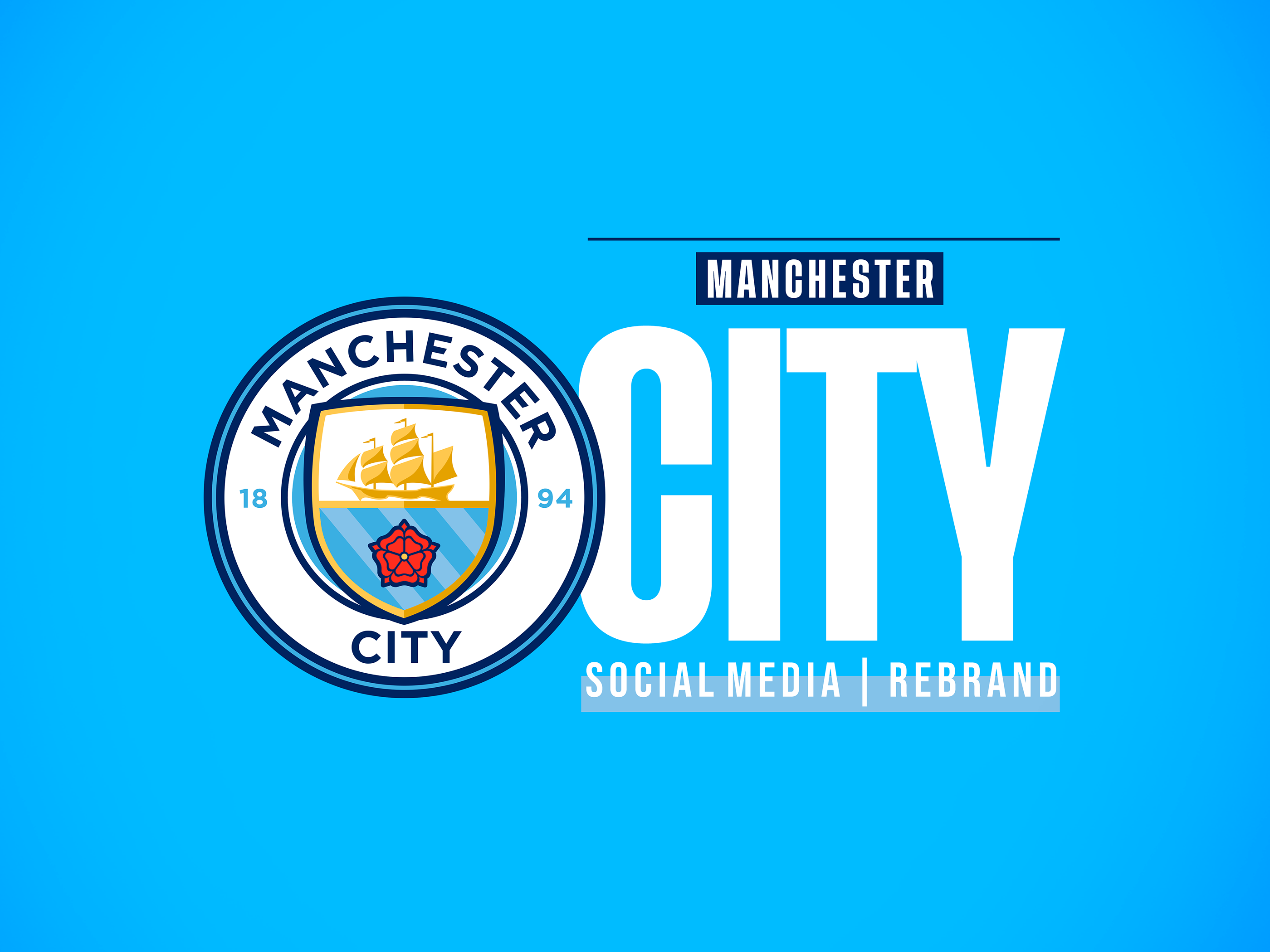 Manchester City Football Club Badge redesign idea on Behance