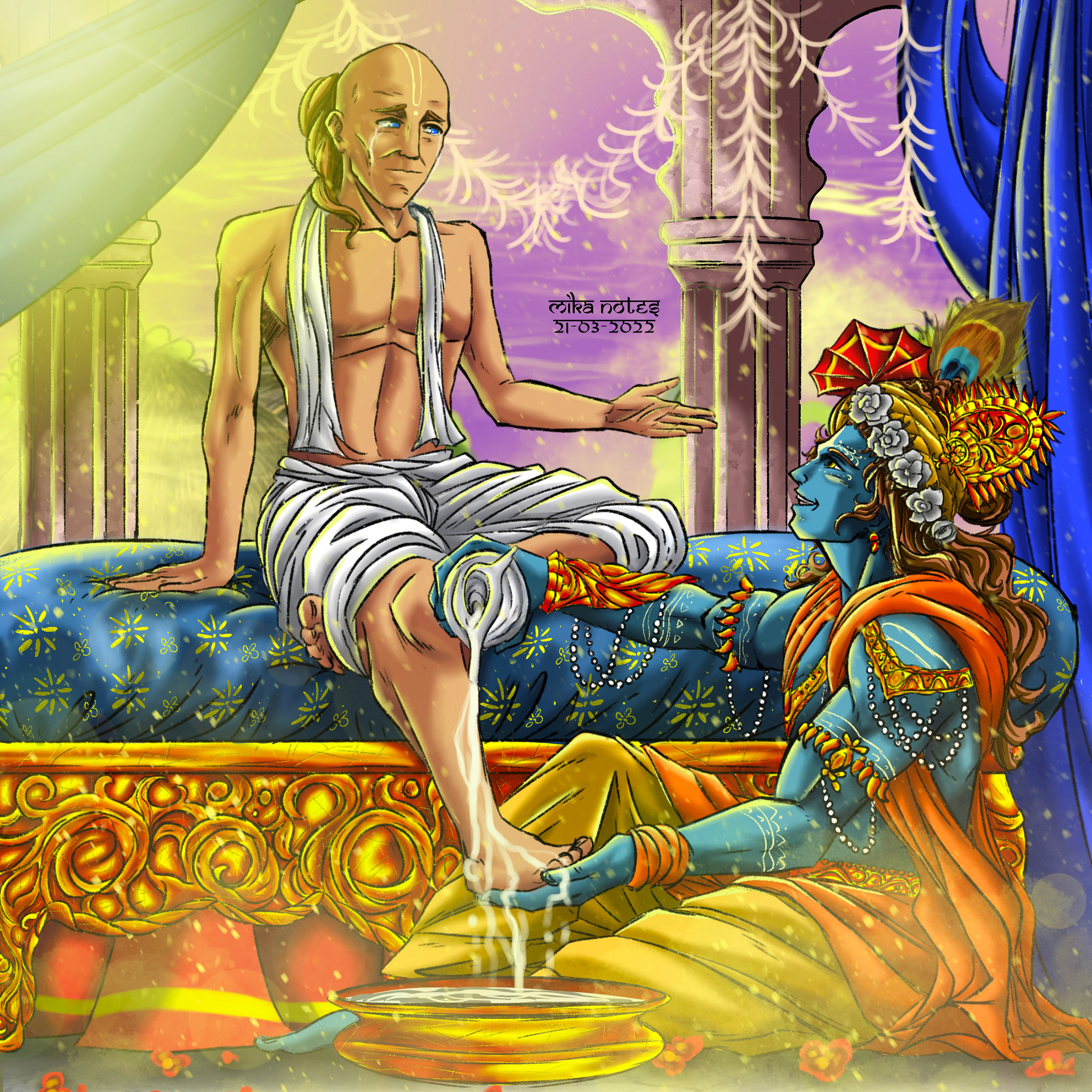 Krishna and Sudama on Behance