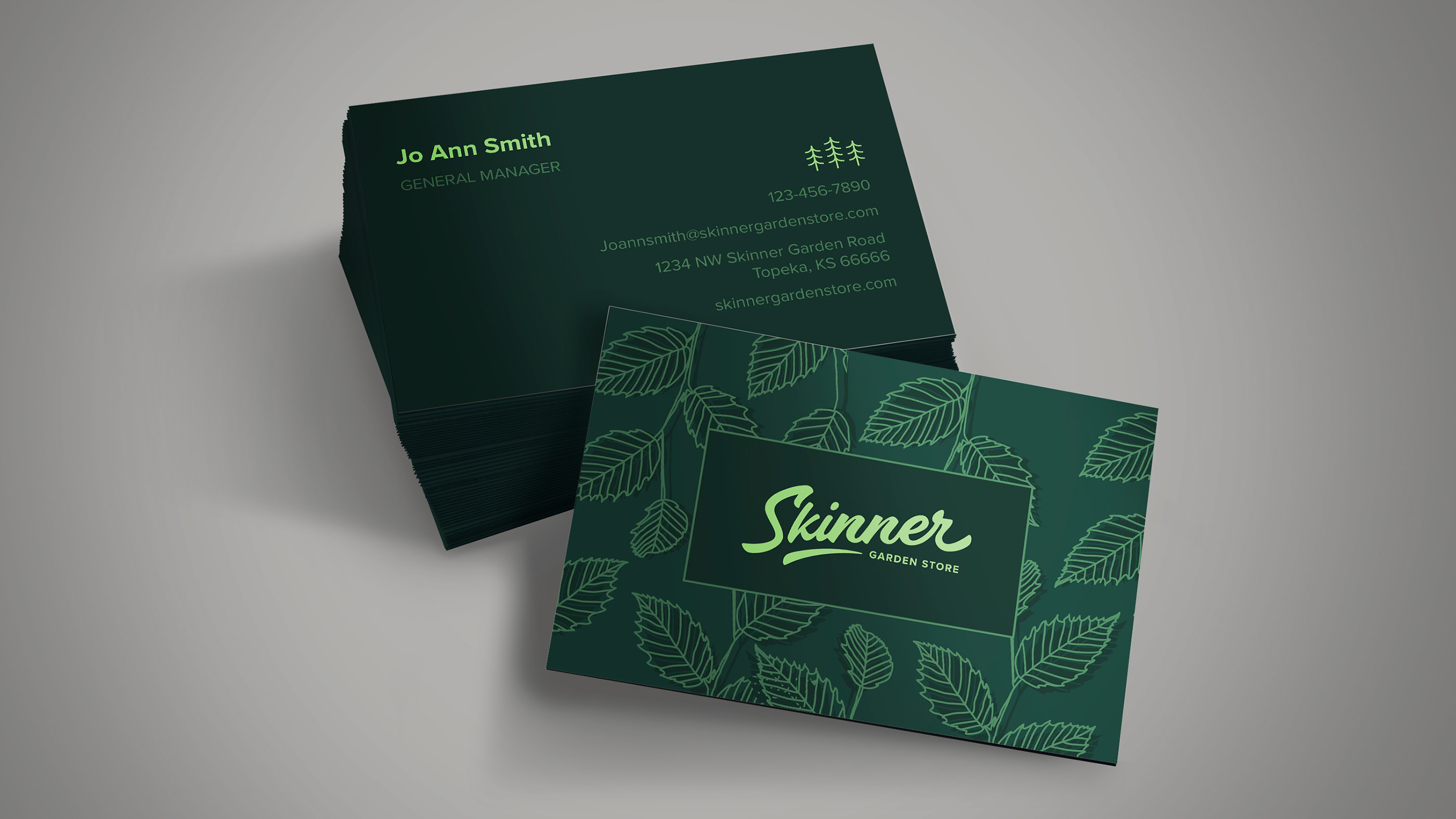 Skinner Garden Store Brand Refresh On Behance