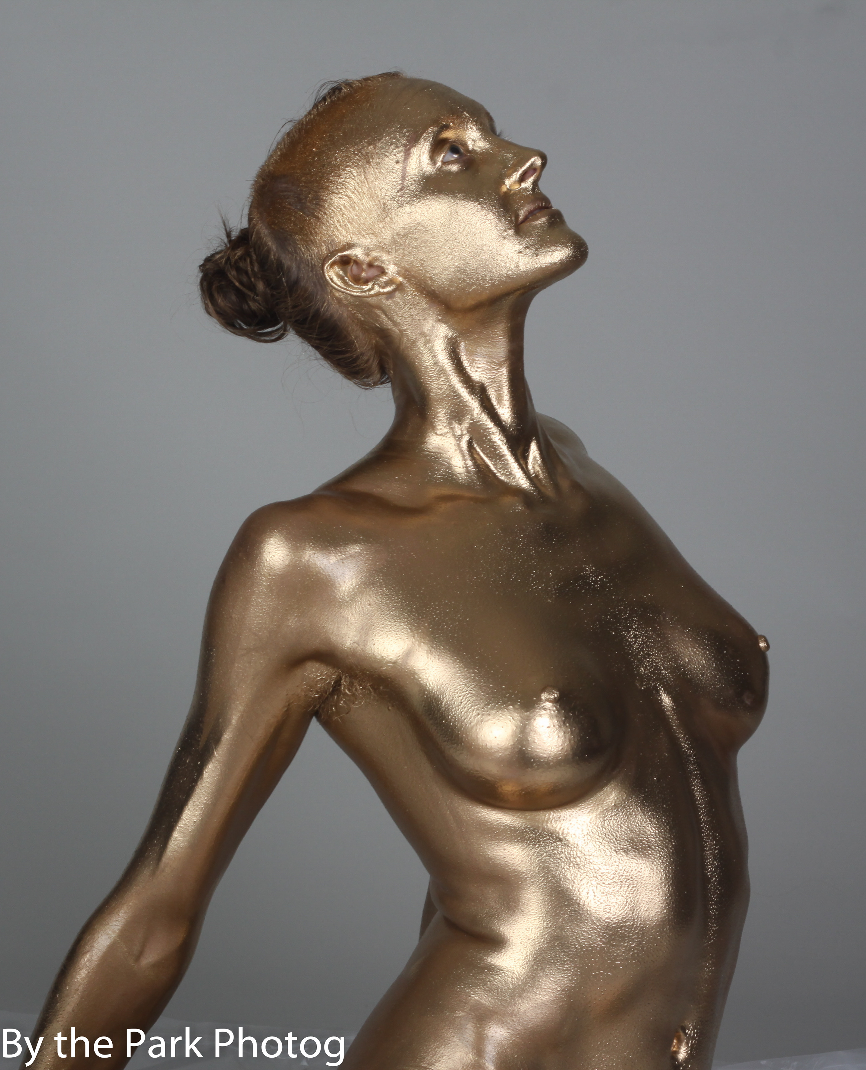 Razor Wallpaper Naked Naked Gold Body Paint