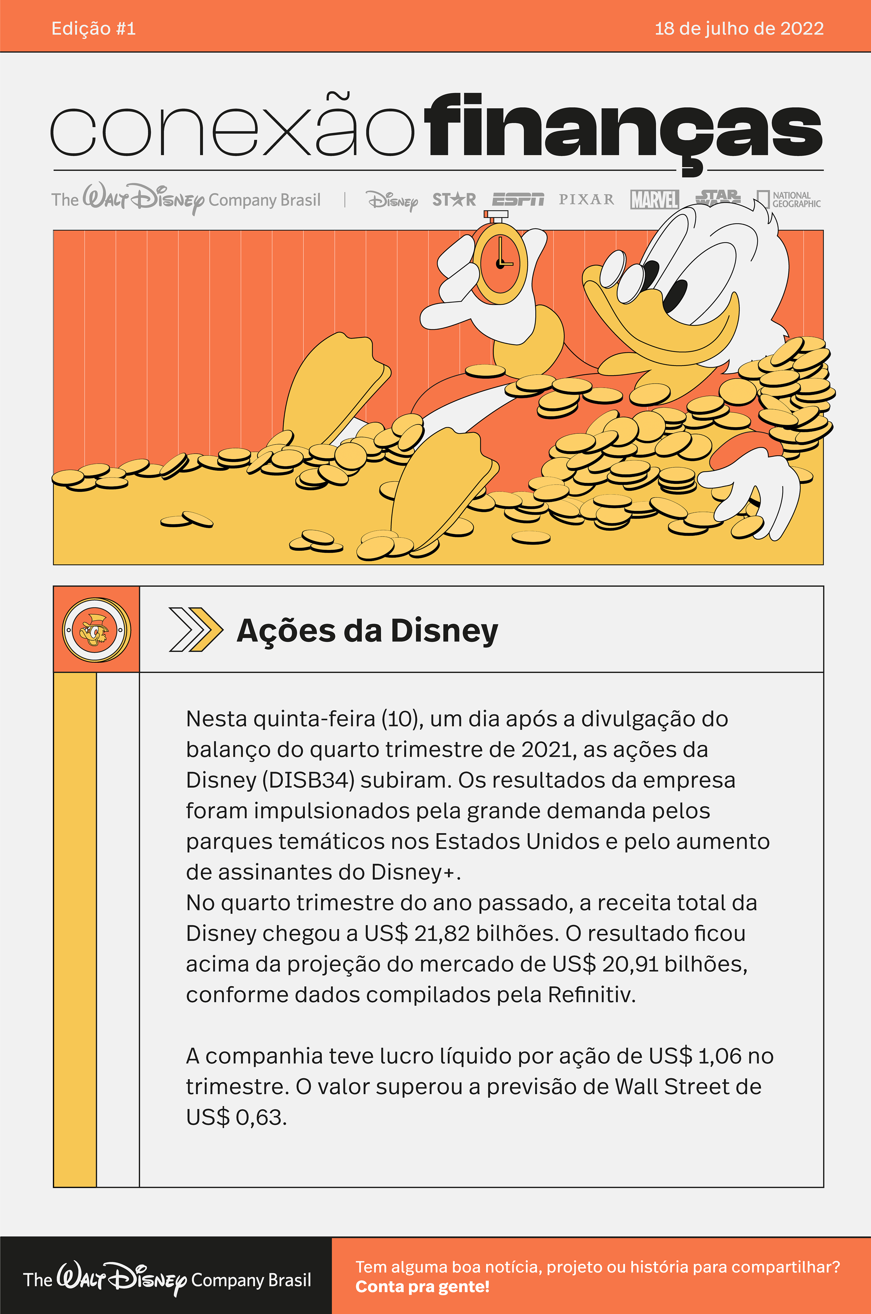 Disney's Newsletter Rebranding on Behance