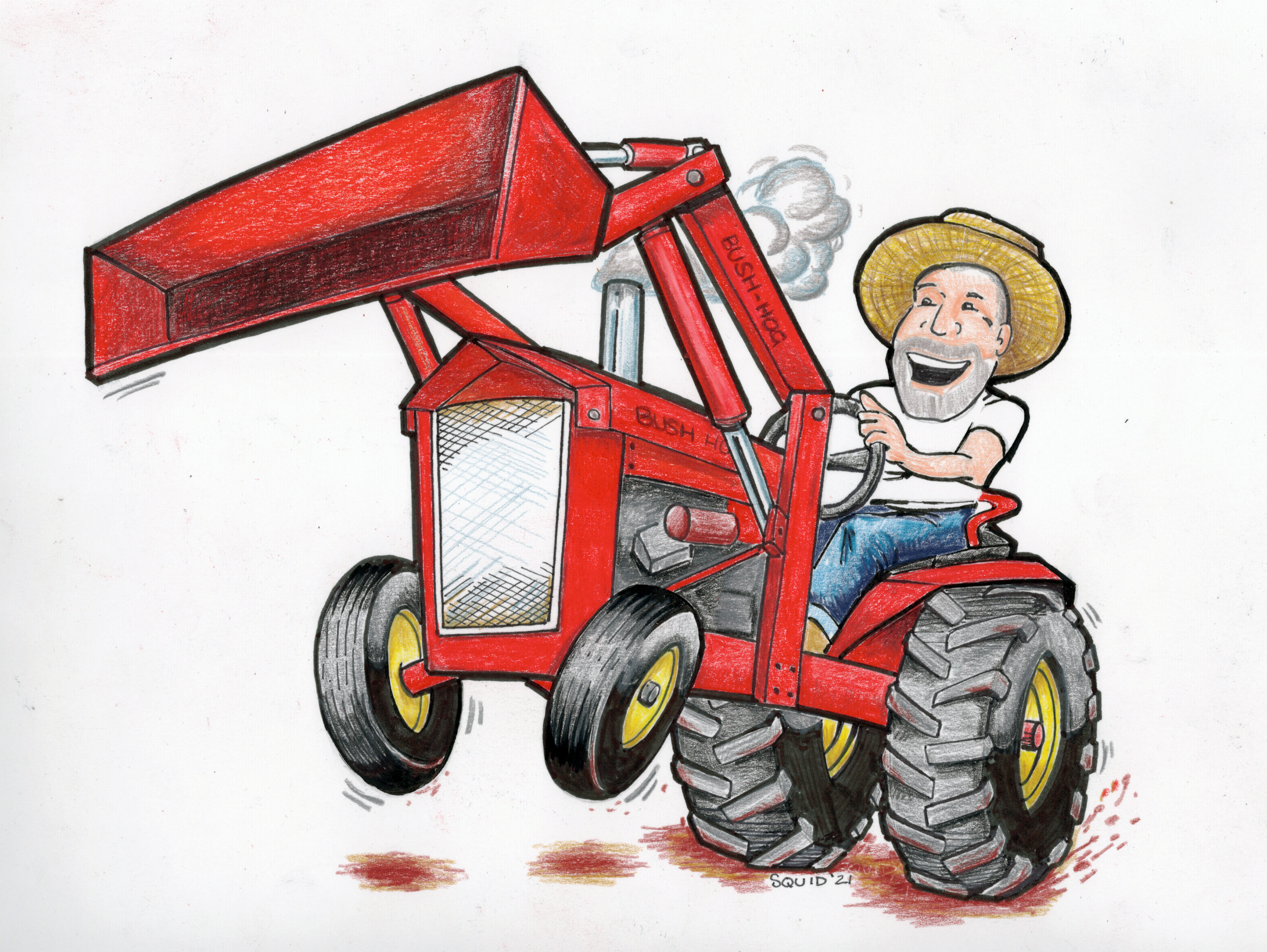 Tractor Cartoon on Behance