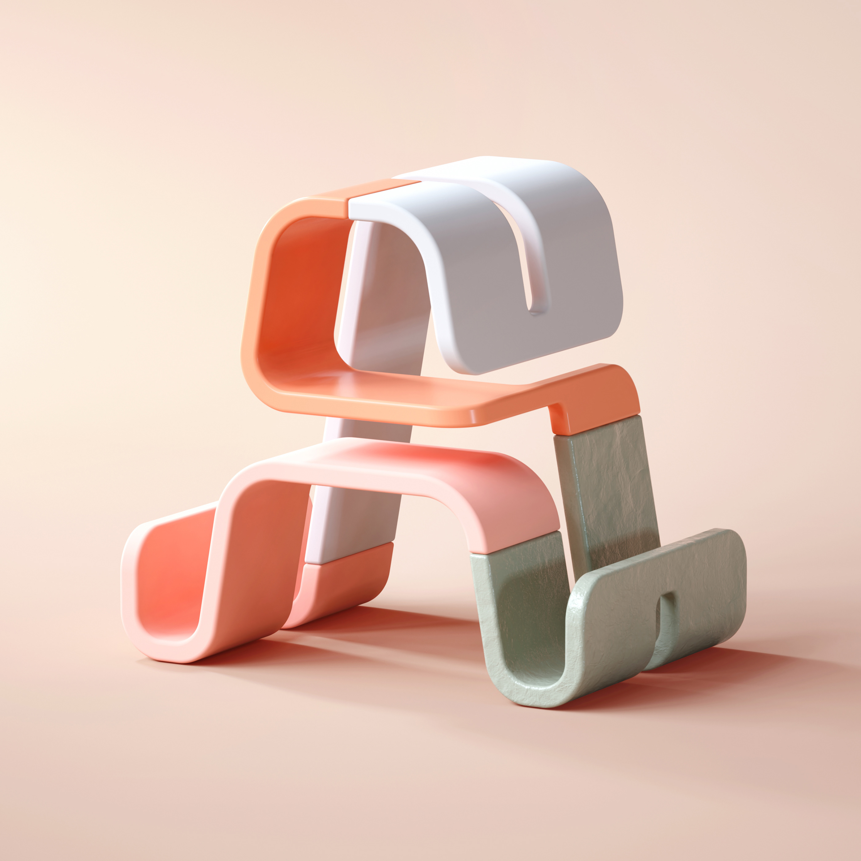 Modish 3D Typography by BÜRO UFHO - 36 Days of Type'19