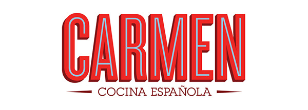 CARMEN Restaurant brand identity