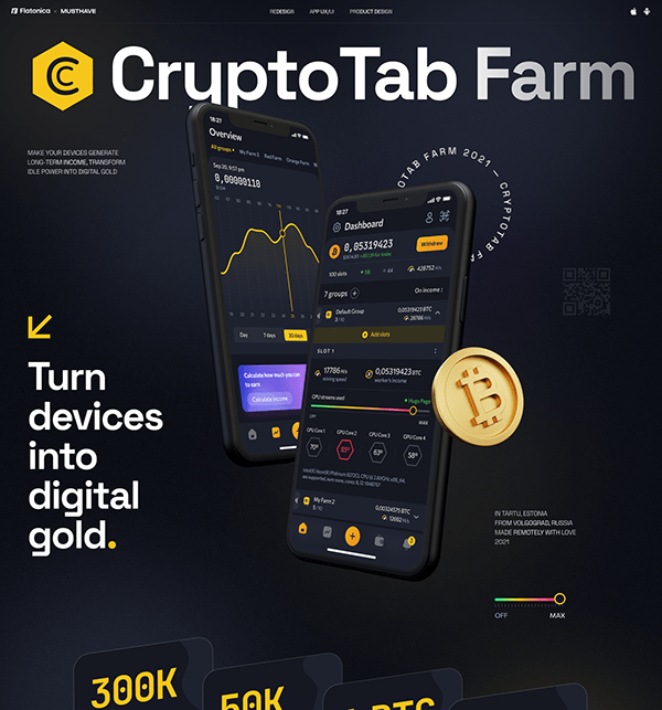 CryptoTab Farm Redesign
