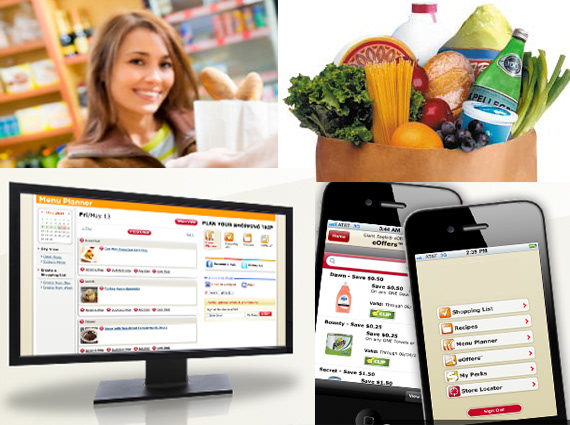 iphone web site Retail mobile interaction application Grocery Adobe Portfolio