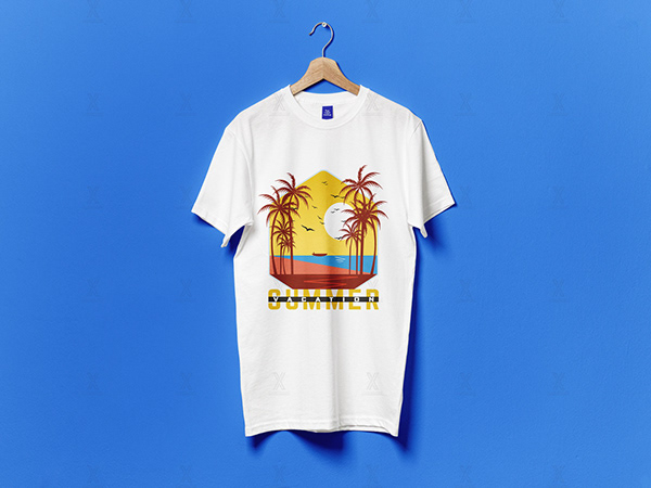 Summer Vacation T-shirt Design