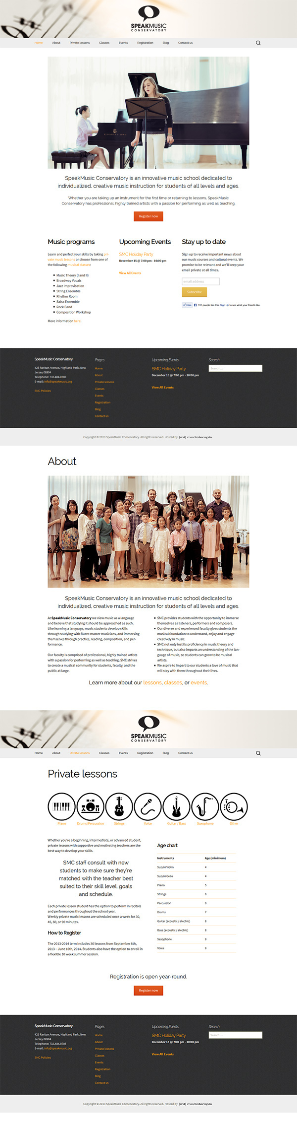 Webdesign Web Layout portal presentation corporate