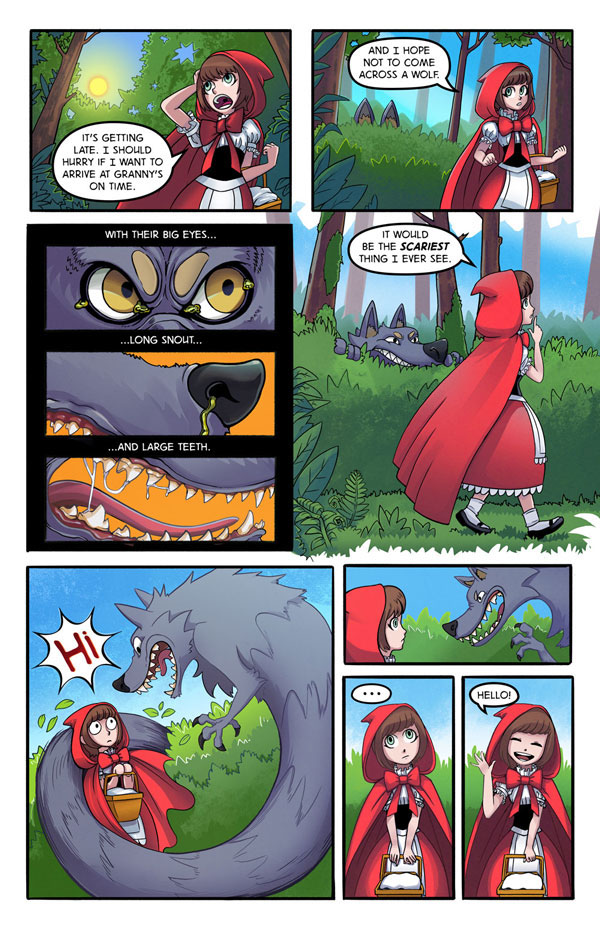 The Fall Of Little Red Riding Hood Comic