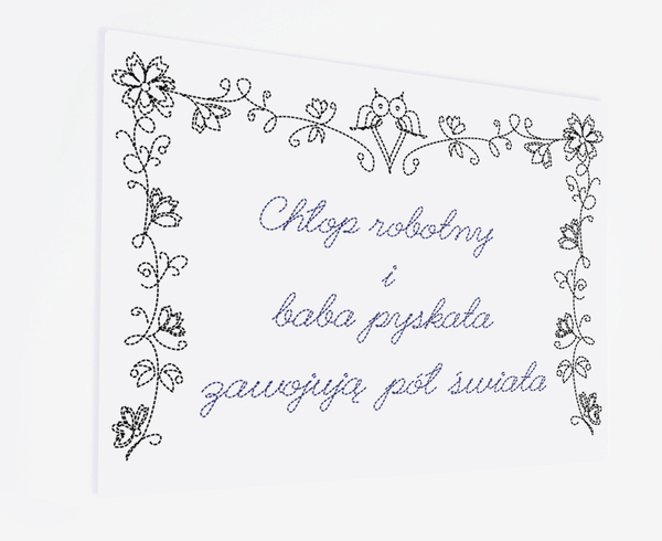 typo Embroidery font