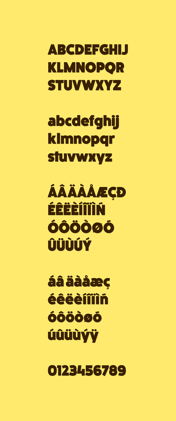 fat frank type Typeface font Heavy friendly free sample €10