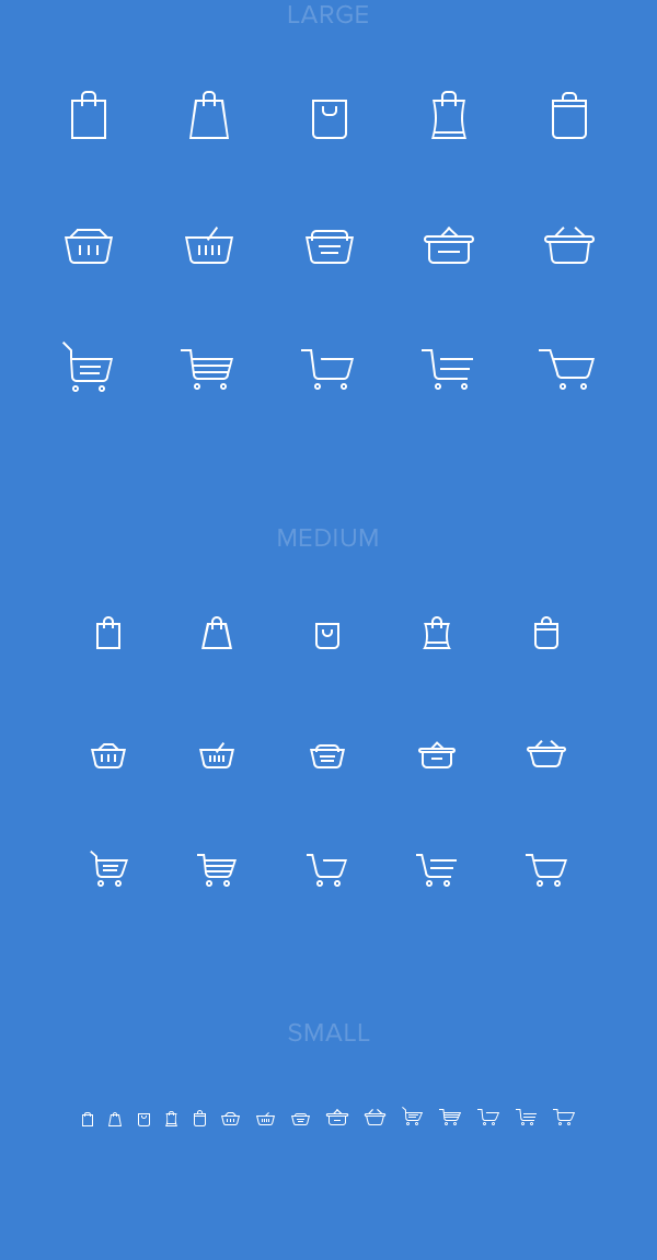 icons freebie free psd Ecommerce cart Shopping basket