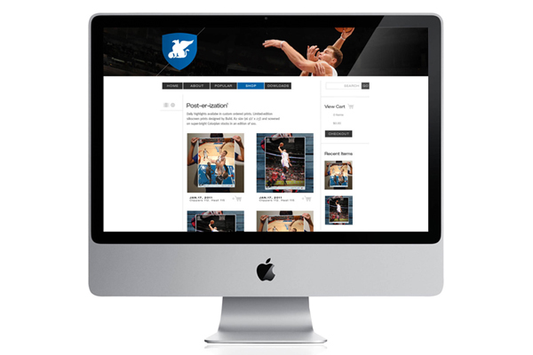 basketball Griffin Blake Griffin clippers Scott Burris logo Sheild crest app iphone Website Promotion