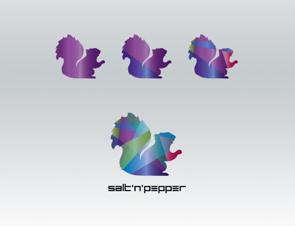 squirrel Salt pepper shoe kids logo logos brand Logo Design typo nuance pantone Corporate Identity