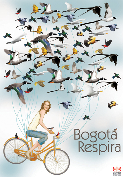 birds poster bogota Bicycle