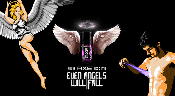 axe excite angels 8-bit 8 bit video game old school Pixel art