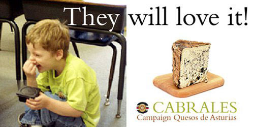 copyright Cheese smell ads campaign photoshop