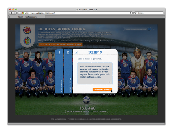 Adobe Portfolio Burger King soccer football