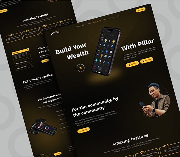 Mobile App Landing Page Redesign