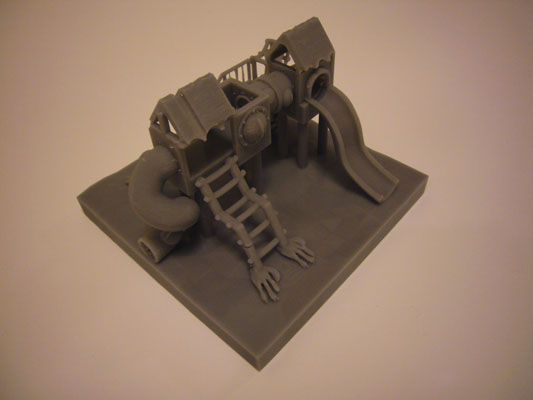 Playground monster Rapid Prototype 3d modeling concept art