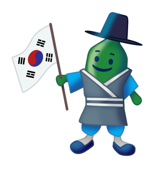soju korean Character design  digital illustration hanbok