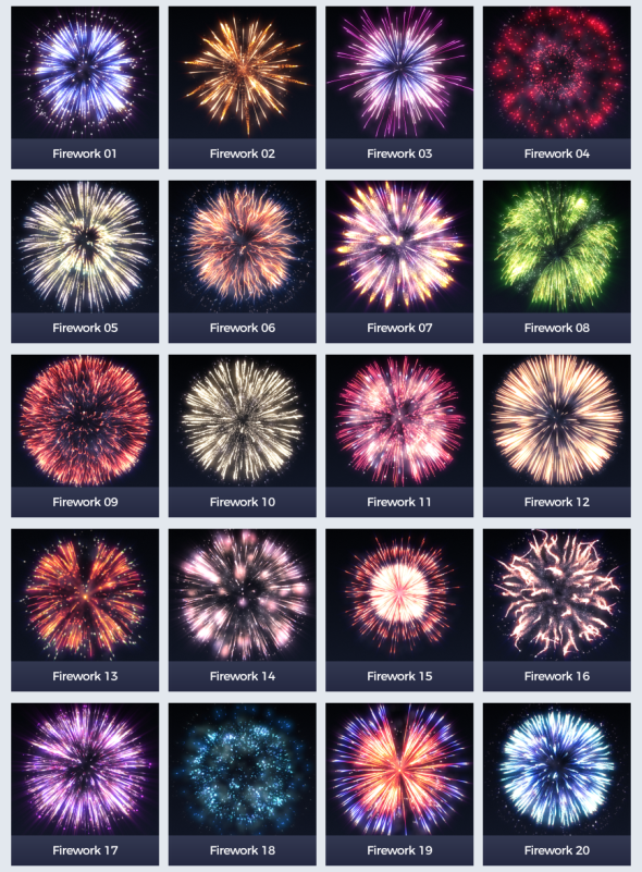 Editable Fireworks Package Free Download - Videohive , After Effects