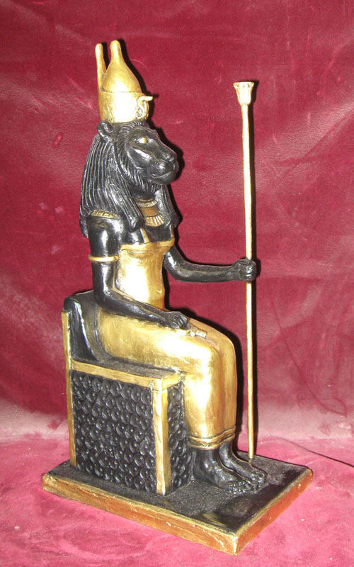 Egyptian statues  Bastet Wadjet Wenut bronze figurines egyptian gods Horus Lena Toritch museum replicas. ancient egypt Museum Quality kemetic orthodox egyptian art heryshef   khonsy