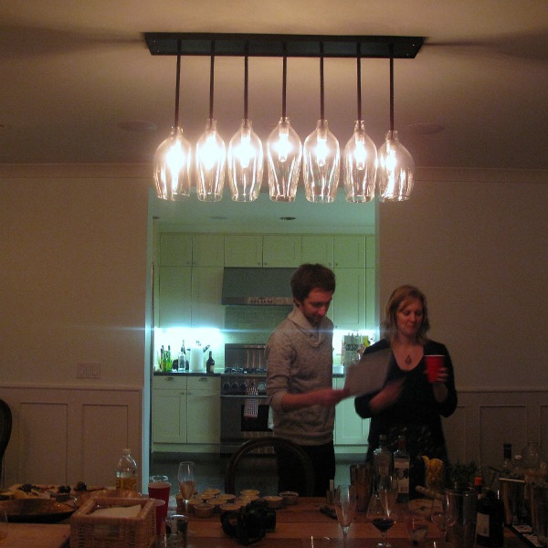 chandelier blown glass custom lighting