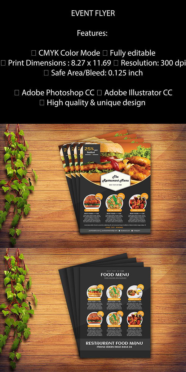 Food Flyer Design