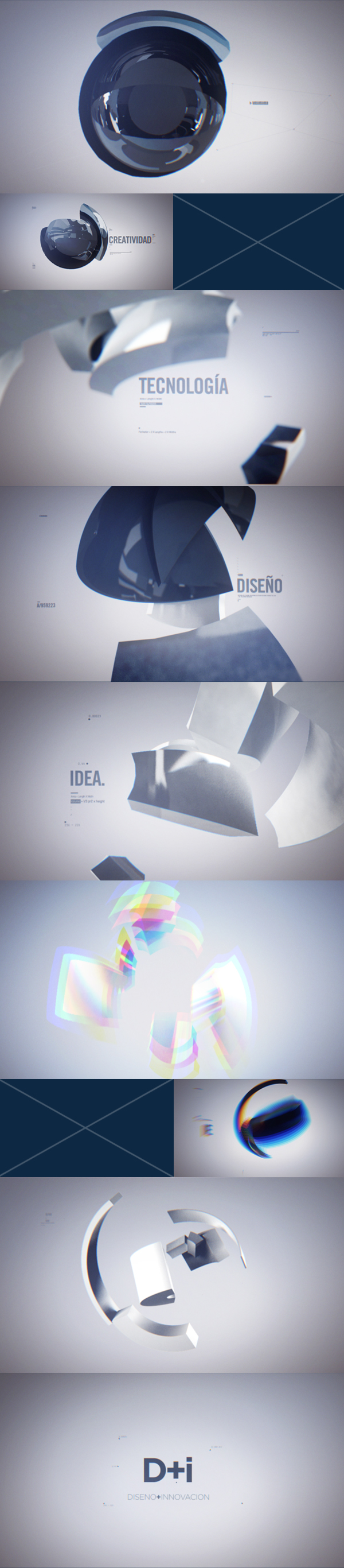 motion 3D design  tv branding