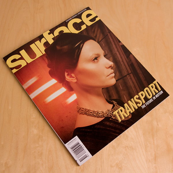 3D magazine surface