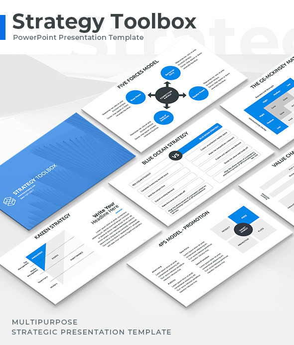 strategy Toolbox strategic presentation template business marketing   best trend Project