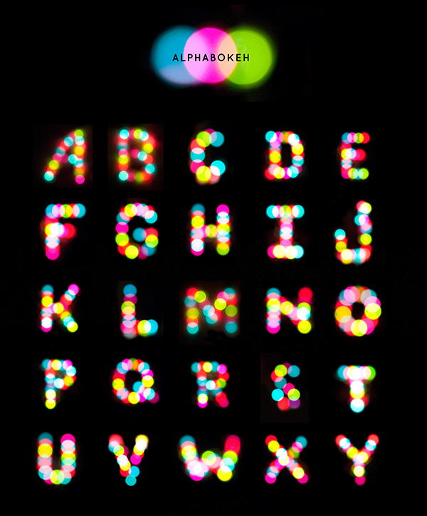 letters alphabet personal experimental colorful