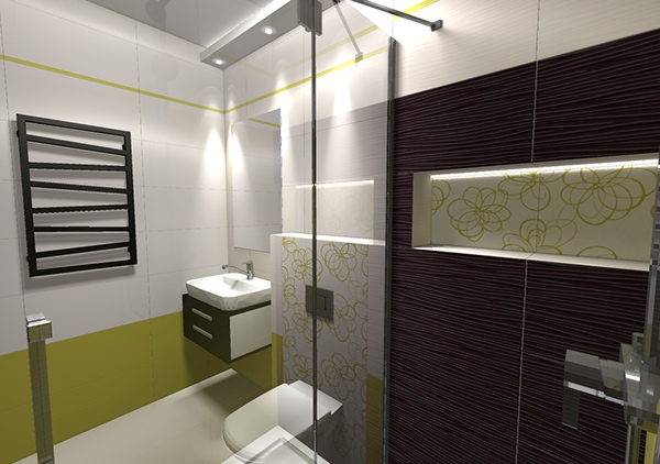 Interior design projekt aranżacja wnętrz łazienka bathroom