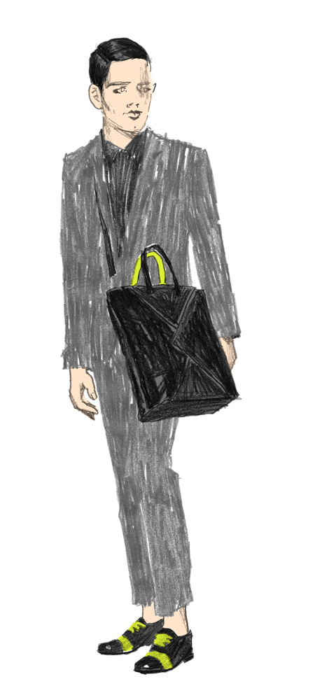 men drawings fashion illustration helicopter new york bags shoes