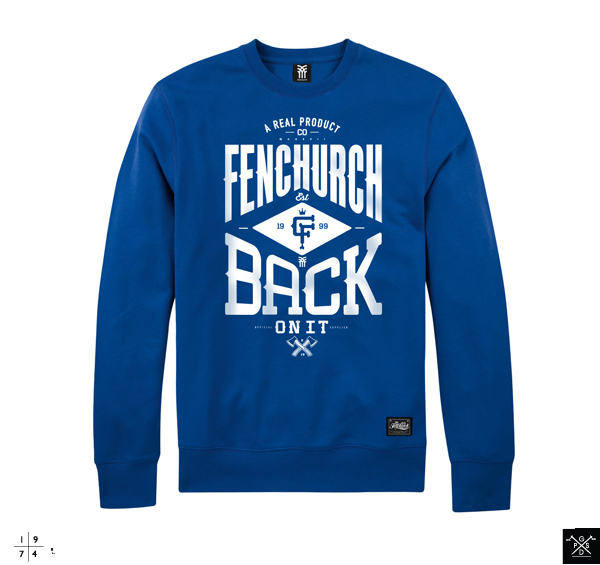 Fenchurch streetwear T'SHIRTS sweatshirts Collegiate type
