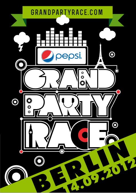  Cola  party  race  grand  typography  Bulgaria  headphones  dj gramophone