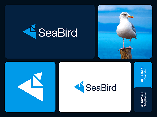 SeaBird logo design | S letter logo design