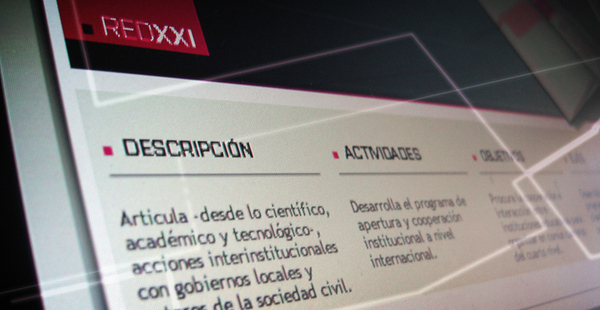 red xxi XXI Website Web editorial ID identity brand doha dohastudio doha studio