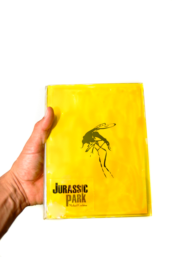 jurassic park book book cover Amber trilogy books