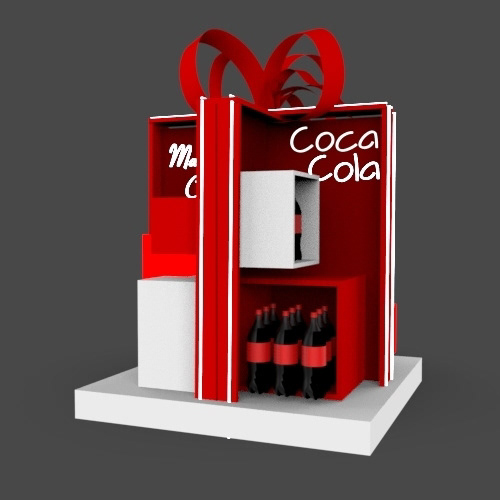 sign display design coka cola